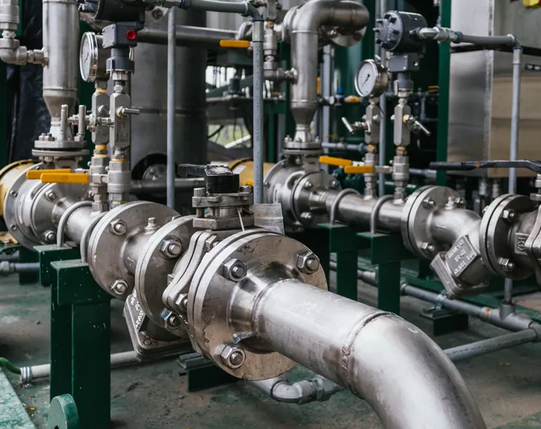 Intervenção mecânica e tie-in de tubulações industriais durante parada programada de fábrica